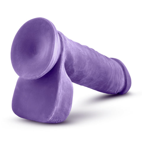 Au Naturel Bold Hero 8 Inch Dildo Purple
