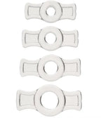 Titanmen Cock Ring Set (Black) – Stretchable Cock Rings Set > Cock Ring > Sets