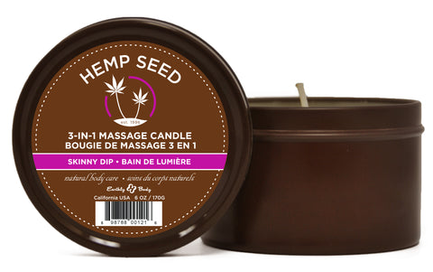 Hemp Seed 3-In-1 Massage Candle 170g Skinny Dip Vanilla & Fairy Floss > Candles > Massage