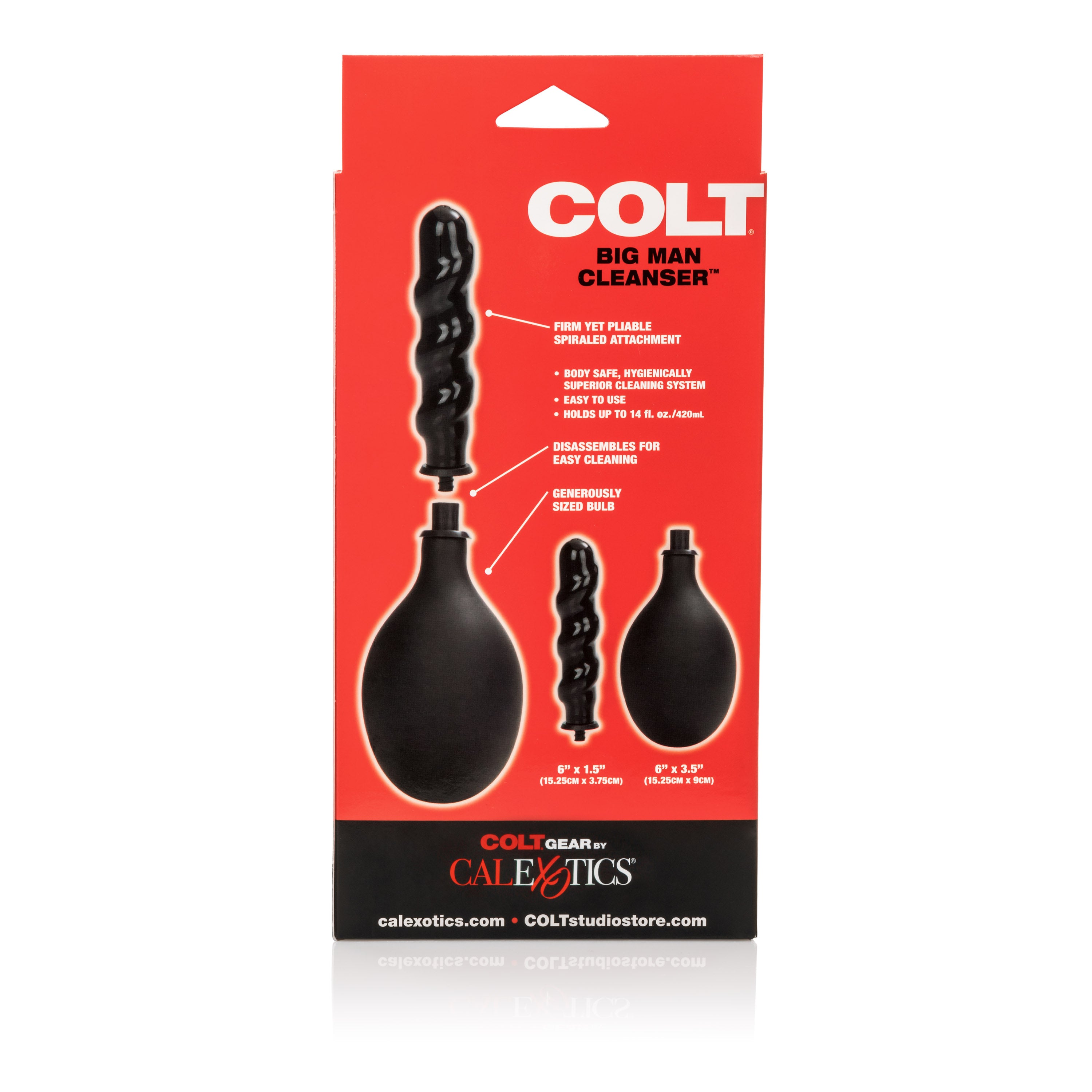 Colt Big Man Cleanser – Phthalate-Free Man-Sized Cleaner with Spiraled Probe > Essentials > Douches