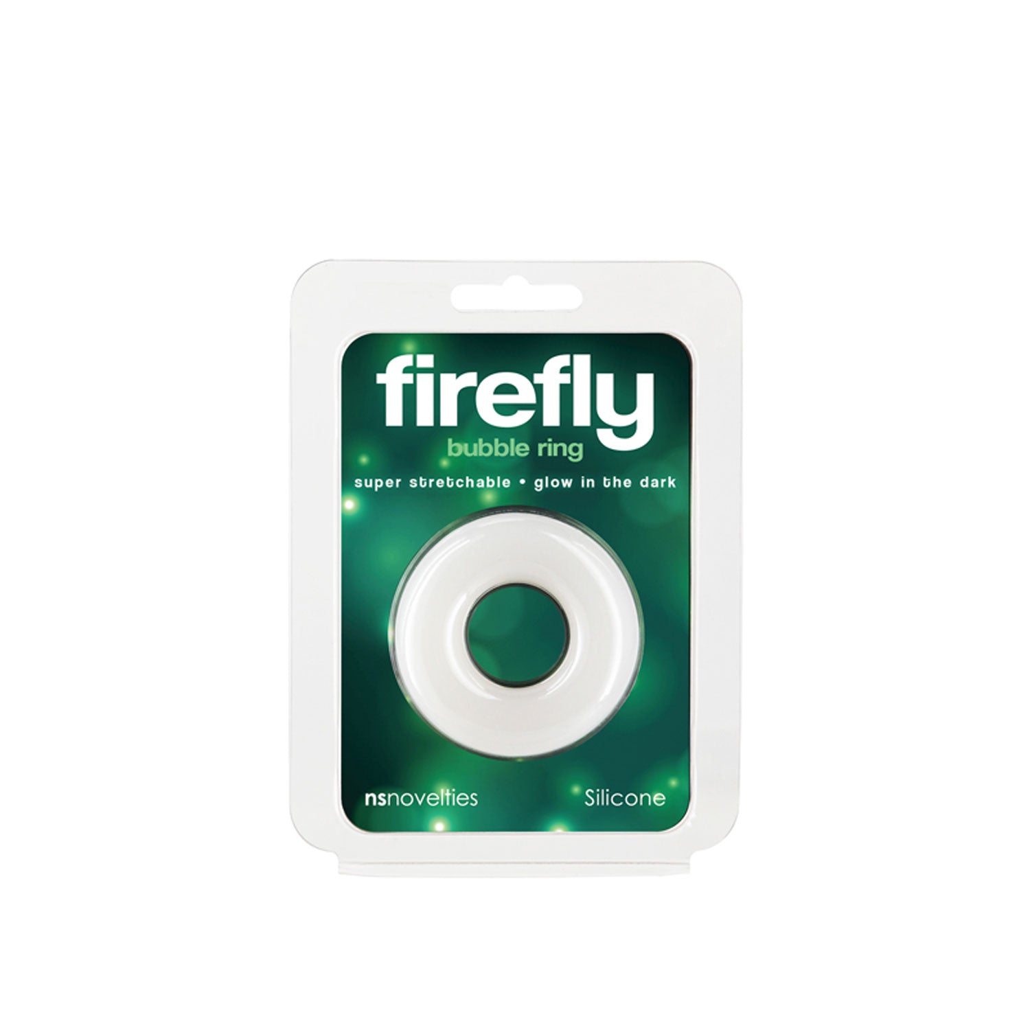Firefly Bubble Ring Medium Glow in the Dark Cock Ring Super Stretch COCK RINGS