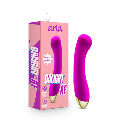 Aria Bangin AF 18.4 cm USB Rechargeable Vibrator Vibrators - G Spot