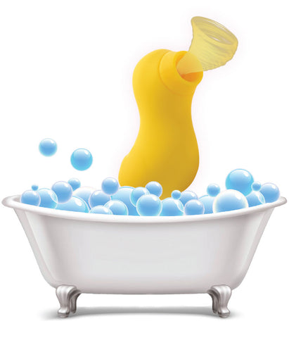 Shegasm Sucky Ducky Clit Stimulator in Pink Suction Stimulator