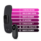 Temptasia Panty Vibe With Remote Control Black Black > Sex Toys For Ladies > Panty Vibes