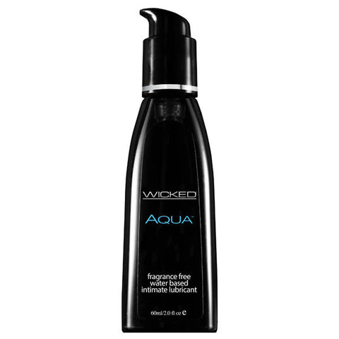 Wicked Aqua Water Based Lubricant 60ml 2 Ounce Bottle > Lube > Water Based