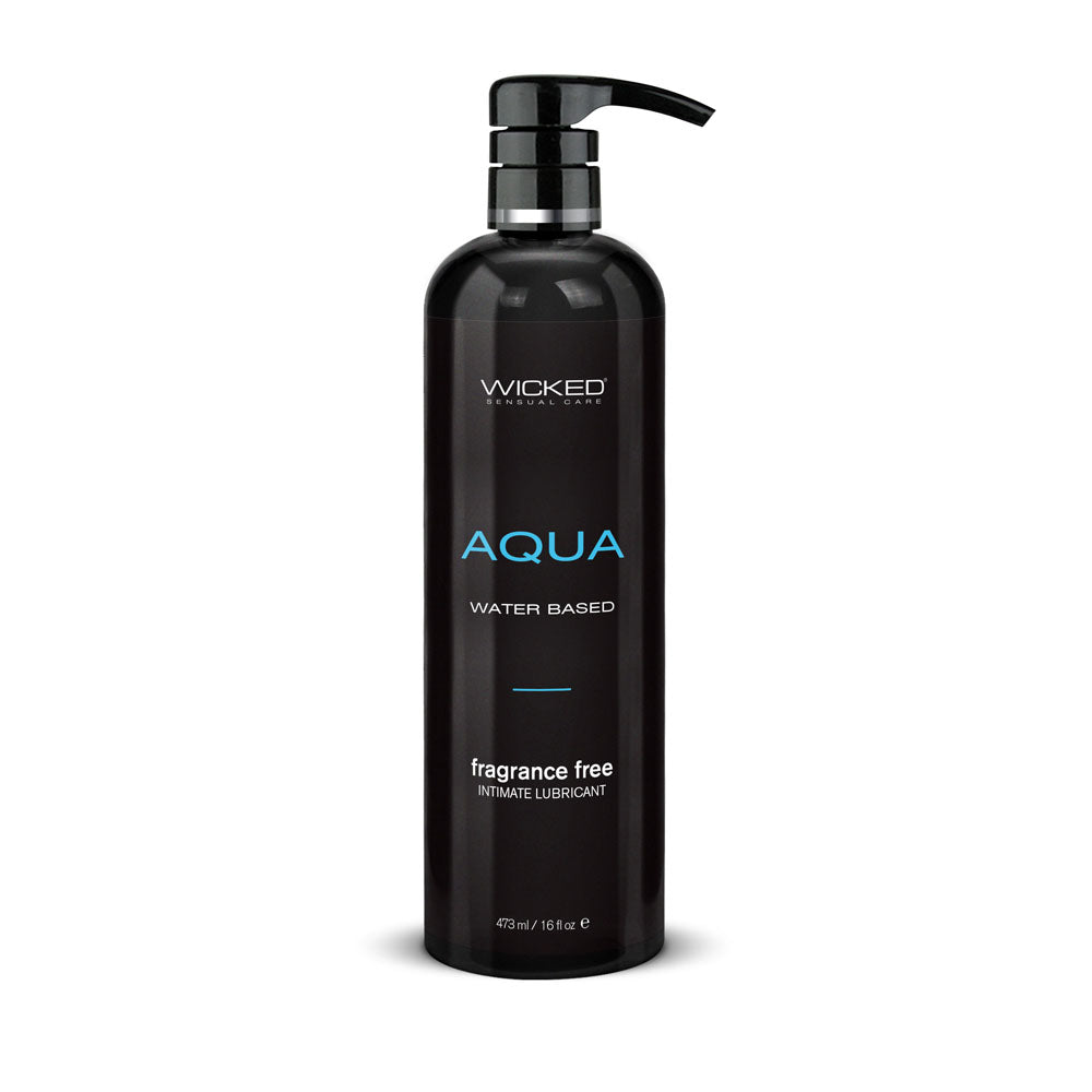 Wicked Aqua Water Based Lubricant 473ml > Lube > Water Based