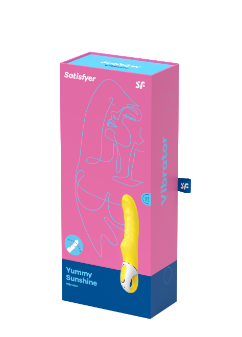 Satisfyer Yummy Sunshine G Spot Silicone Vibrator Yellow Default Title Vibrators - G Spot