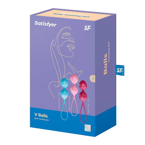Satisfyer Set Of 3 Weighted Double Kegel Training Balls Default Title > Sex Toys For Ladies > Orgasm Balls