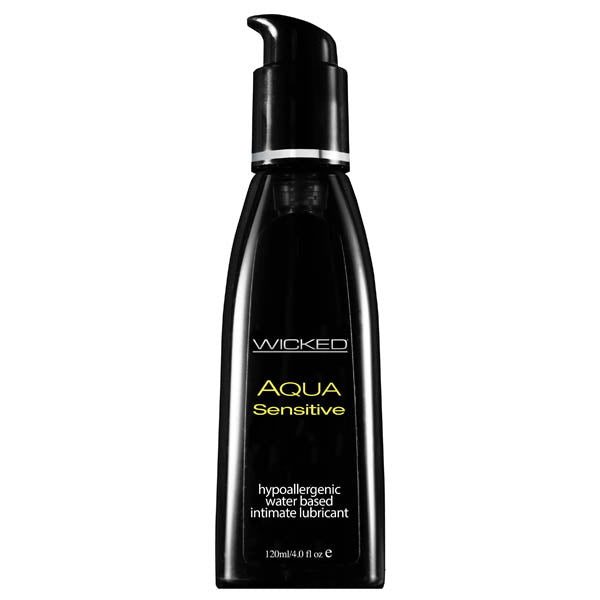Wicked Aqua Sensitive Water Based Lubricant 120 ml 4 Ounce Default Title Water Based Lube