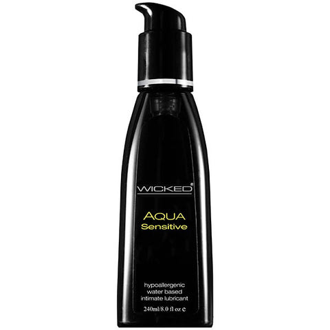 Wicked Aqua Sensitive Water Based Lubricant 240 ml 8 Ounce Bottle Default Title Water Based Lube