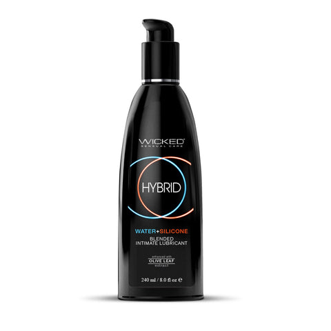 Wicked Hybrid Water and Silicone Blended Lubricant 240 Milliliter Bottle Default Title Hybrid Lube