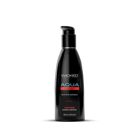 Wicked Aqua Heat Warming Water Based Lubricant 60ml 2 Ounce Bottle > Lube > Water Based