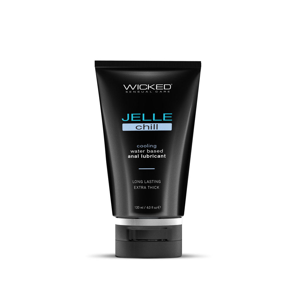 Wicked Jelle Chill 120ml Cooling Water Based Anal Lubricant Anal Lubricant