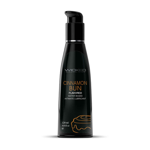 Wicked Aqua Cinnamon Bun Lubricant 120 ml (4 oz) - Sweet Pleasure Default Title Flavoured Lube