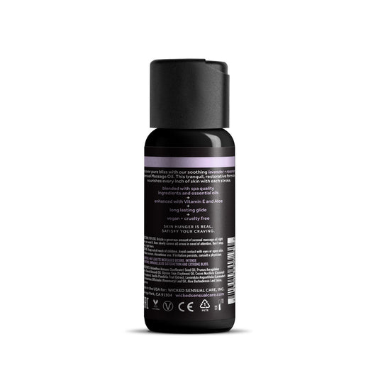 Wicked Sensual Massage Oil 120 ml - Lavender and Rosemary Scented LOTIONS & LUBES