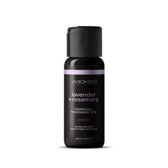 Wicked Sensual Massage Oil 120 ml - Lavender and Rosemary Scented Default Title LOTIONS & LUBES