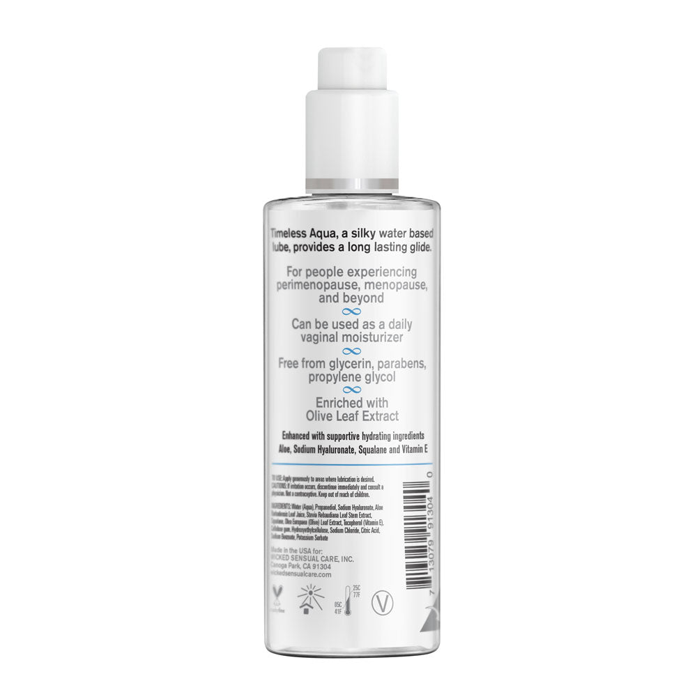 Wicked Simply Timeless Aqua 120 ml Water Based Lubricant LOTIONS & LUBES