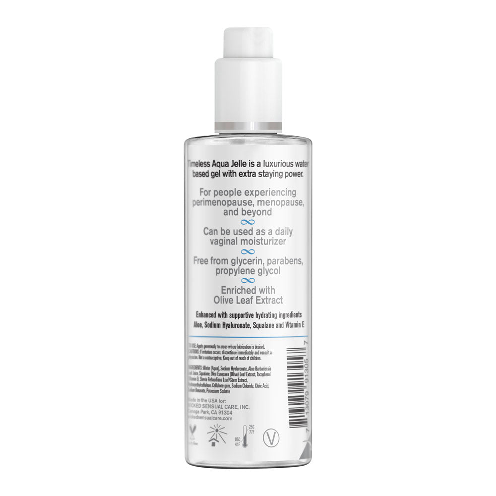 Wicked Simply Timeless Aqua Jelle Lubricant 120ml > Lube > Silicone