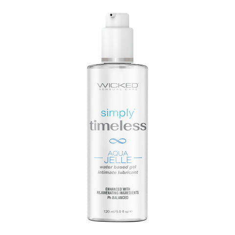 Wicked Simply Timeless Aqua Jelle Lubricant 120ml > Lube > Silicone