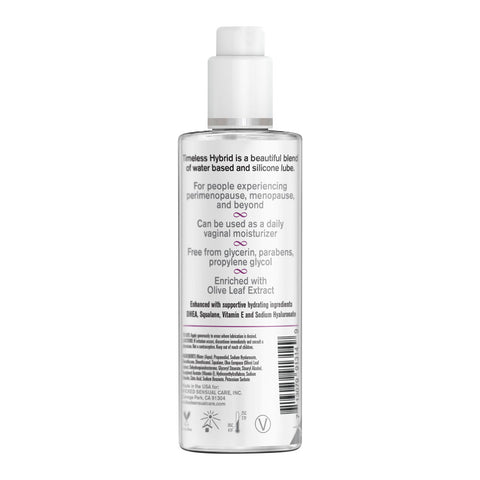 Wicked Simply Timeless Hybrid Lubricant 4 Ounce Bottle Hybrid Lube