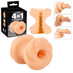 Four Seasons Naked Ribbed Ultra Thin Ribbed and Lubed Condoms 12 Pack