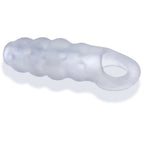 Invader Cocksheath Cool Ice 6.5 Inch Textured Silicone Sleeve for Girth Enhancement > Sex Toys For Men > Penis Sleeves