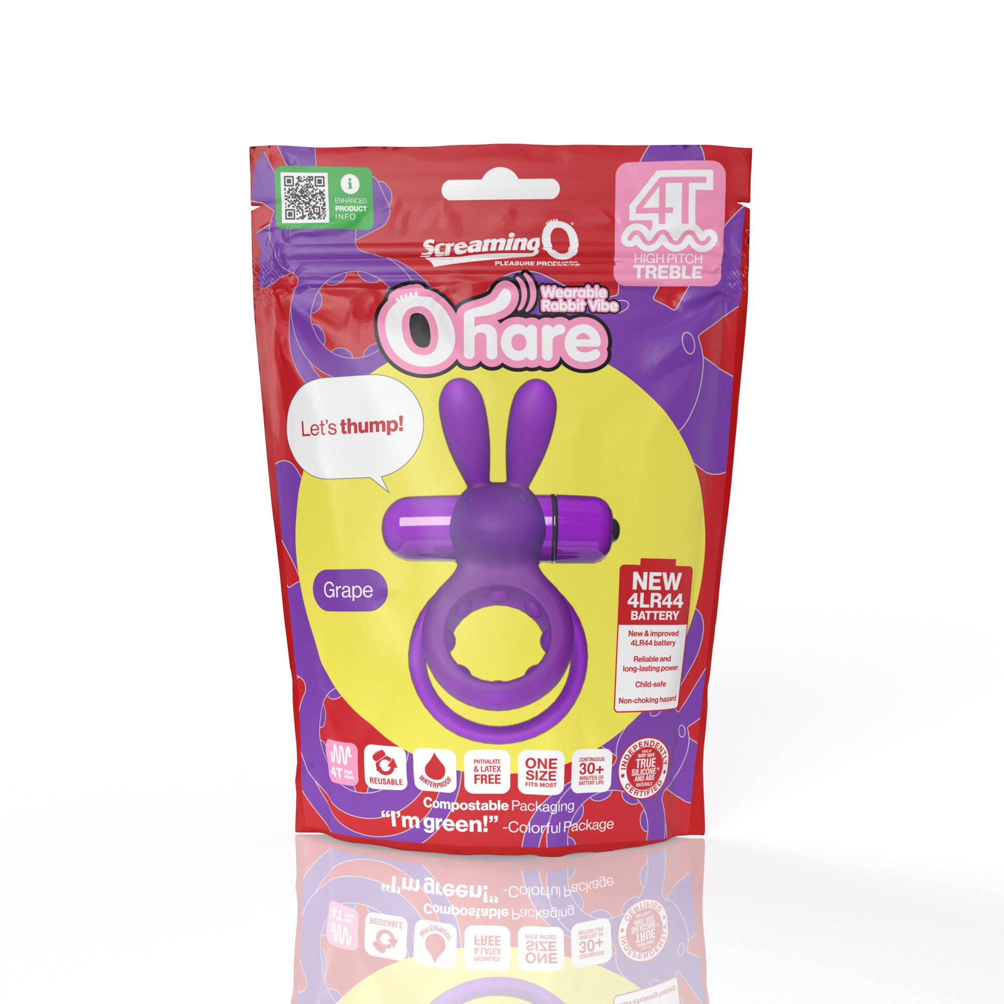 Ohare 4T High Pitch Treble (Grape) > Sex Toys > Couples Toys