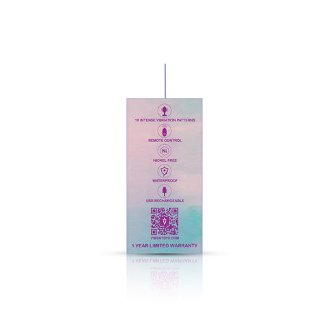 Cheeky Charms Pink Vibrating Metal Butt Plug Remote Medium > Anal Range > Vibrating Butt Plugs