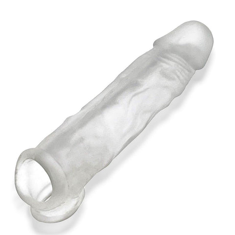 Dicker Ultra-Slim Cocksheath Clear Ice 7.5 Inch Length > Sex Toys For Men > Penis Sleeves