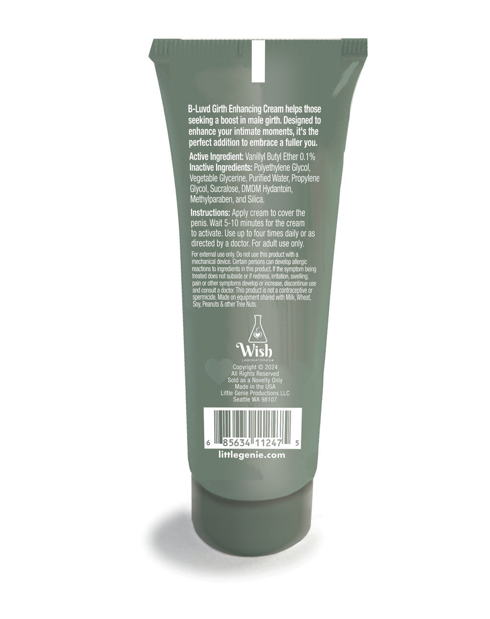 B-Luvd Girth Enhancing Cream 2oz (59ml) – Male Enhancement Cream Secondary image