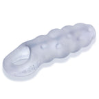 Invader Cocksheath Cool Ice 6.5 Inch Textured Silicone Sleeve for Girth Enhancement > Sex Toys For Men > Penis Sleeves