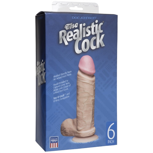 Ultraskyn 6 Inch Realistic Cock – Body-Safe Suction Cup Dildo > Dildos > Realistic Dildos