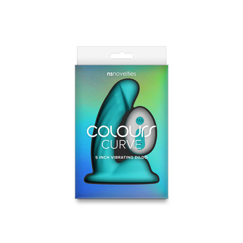 Colours Curve (Pink| Purple| Teal) – Waterproof Vibrating Dildo Dildos & Dongs