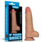 Power Basics 9 Inch Vibrating Dildo – Realistic Design Dildo > Vibrators > Realistic Vibrators