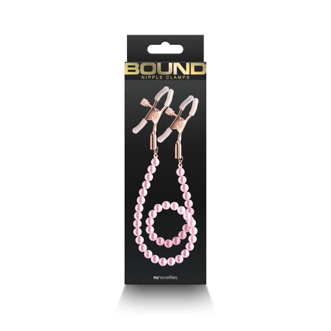 Bound Adjustable Pink Nipple Clamps – Adjustable Nipple Clamps > Sex Toys > Nipple Clips