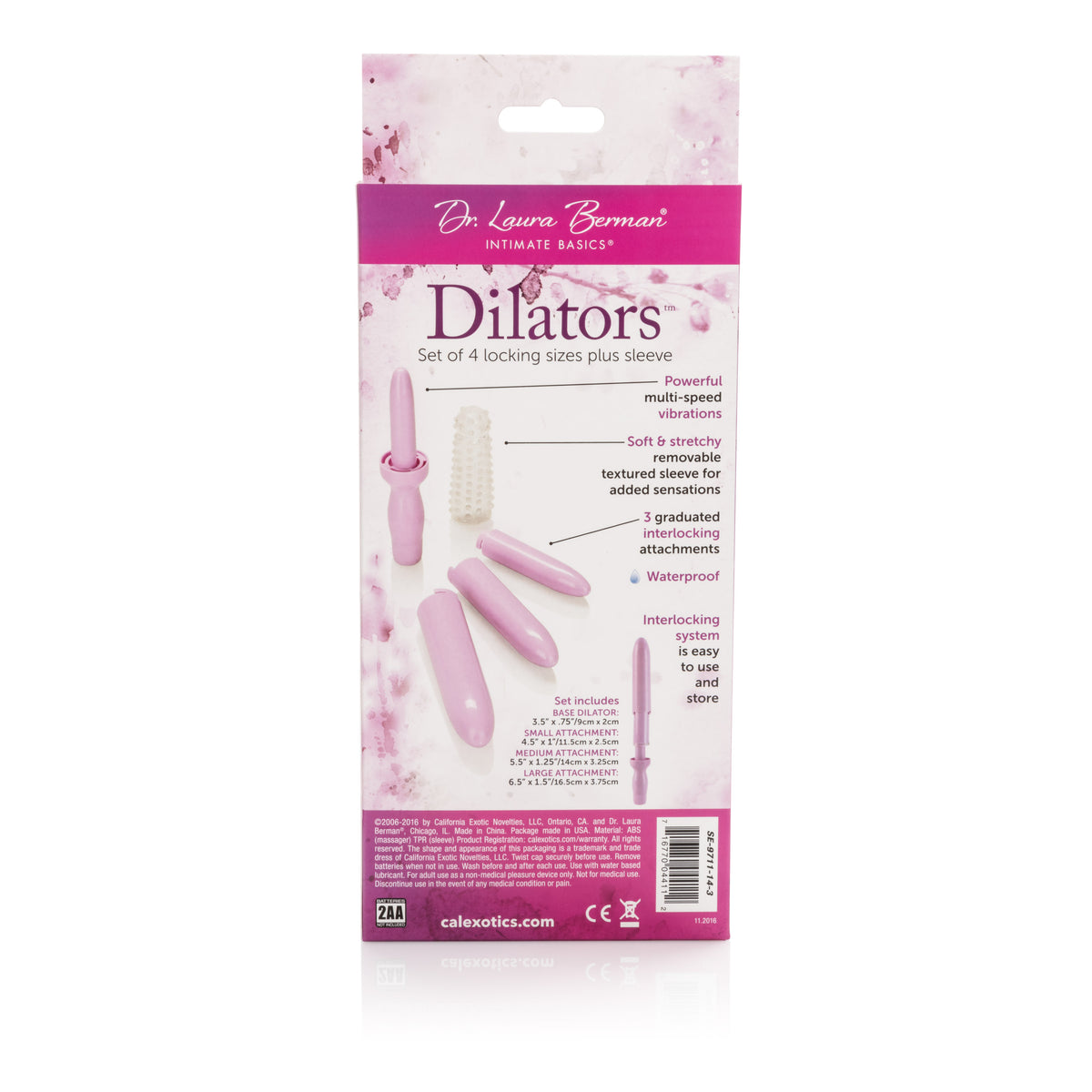 Dr. Laura Berman Intimate Basics Dilator Set – Body Safe ABS Vibrating Massager Dilator Set > Sex Toys > Dilators