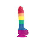 Colours Pride Edition 6 Inch Realistic Silicone Dildo With Balls – Vibrant Silicone Dildo > Dildos > Neutral Dildos