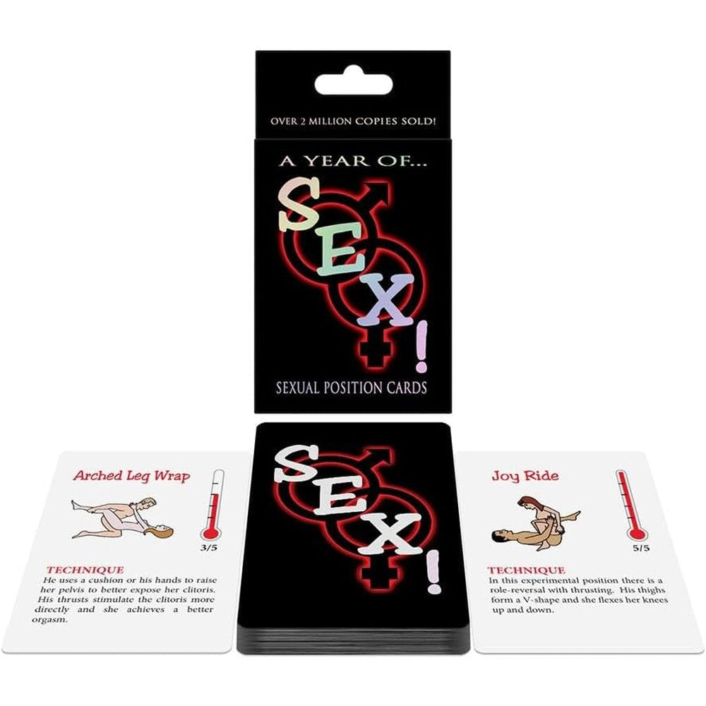 A Year of Sex Card Game – Adult Couples Party Card Game > Novelties > Card Games Main image