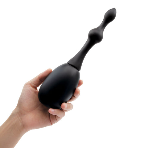 AquaClean Silicone One-Way Valve Douche Set with Beaded Nozzle Douches