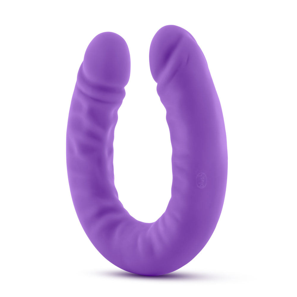 Ruse Silicone Slim 18in Purple Double Dong Dildo 1.5in Wide > Dildos > Double Dildos