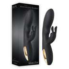 Adam & Eve The Midnight Rabbit Vibrator - 20.3 cm (8 Inch) Black > Vibrators > Ladies > Rabbit