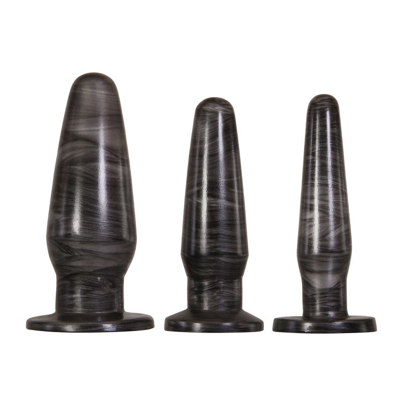 Anal Rockets Trainer Set - 3 Piece Galaxy PVC Plugs > Anal Range > Butt Plug Kits Main image