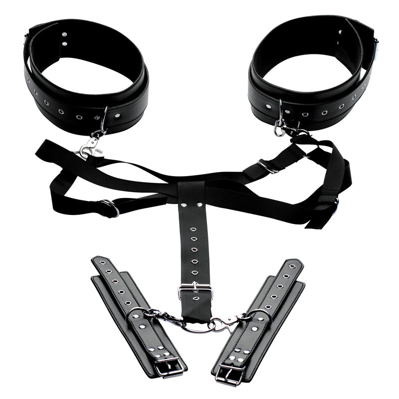 Master Series Acquire Thigh Harness & Wrist Cuffs Restraint > Bondage Gear > Restraints