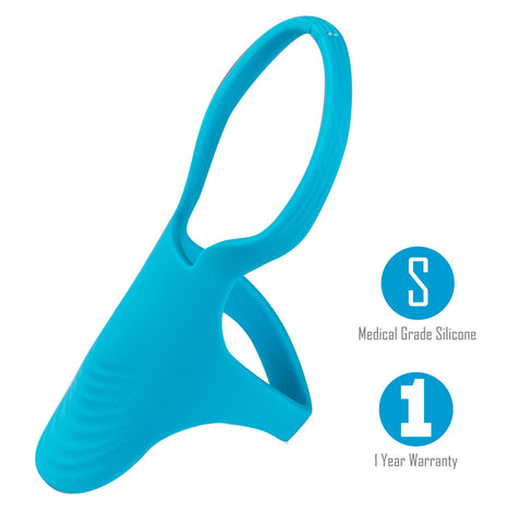 Maia Griffin Blue Silicone Cock Ring for Enhanced Pleasure COCK RINGS Sling