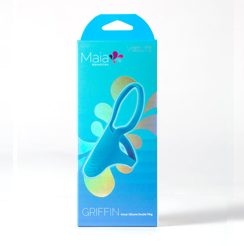 Maia Griffin Blue Silicone Cock Ring for Enhanced Pleasure COCK RINGS Sling