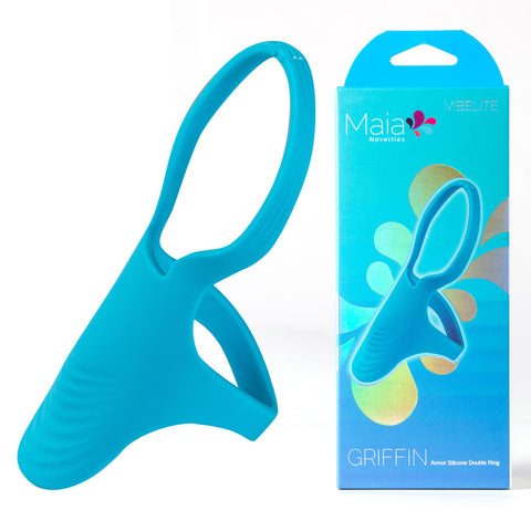 Maia Griffin Blue Silicone Cock Ring for Enhanced Pleasure Default Title COCK RINGS Sling