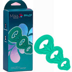 Maia HAZEY 3-Piece Penis Ring Set with Multi Sizes Green > Cock Ring > Sets