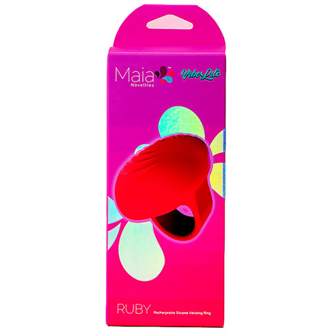 Maia Ruby – USB Rechargeable Waterproof Finger Stimulator Finger Stimulator