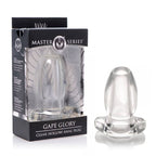 Master Series Gape Glory Large Hollow Anal Plug Clear > Anal Range > Tunnel and Stretchers