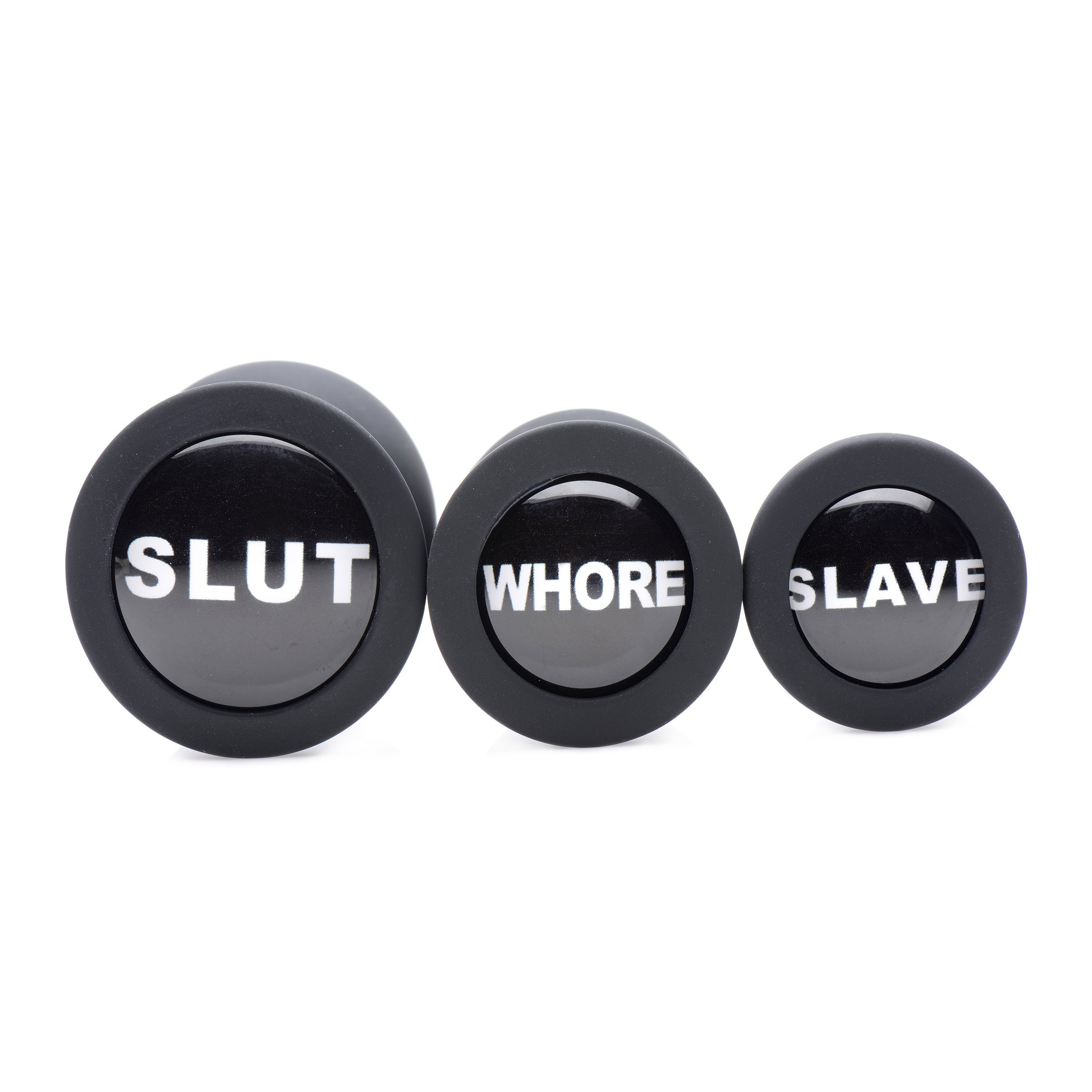 Dirty Words Anal Plug Set – Premium Silicone Training Butt Plug Set > Anal Range > Butt Plug Kits